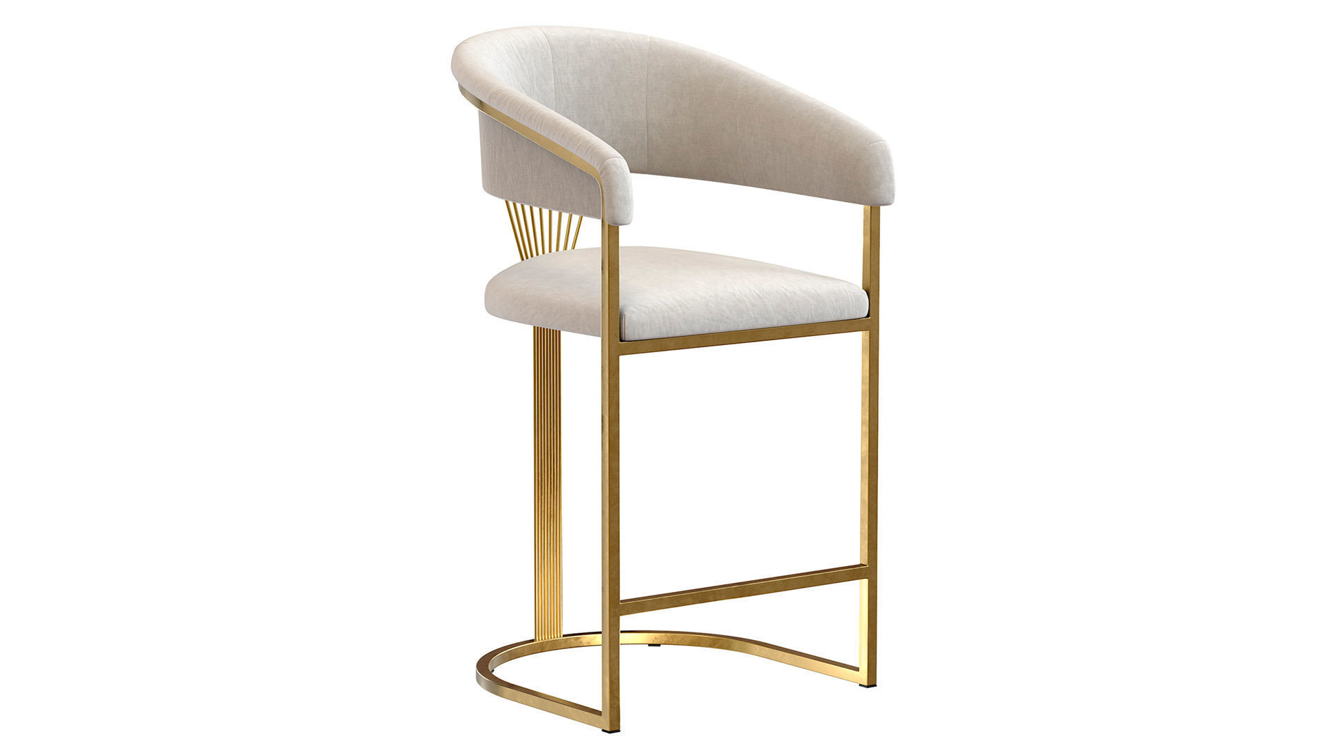 Bar stool HORDIA 3D model_5