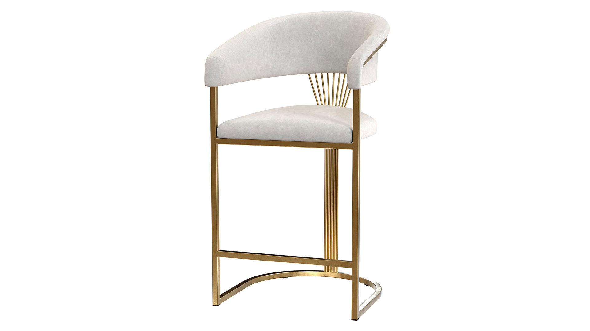 Bar stool HORDIA 3D model_1