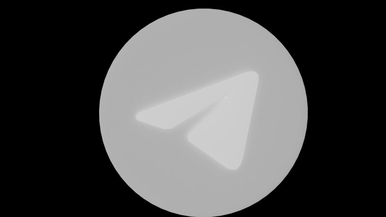 Models Custom Telegram Telegram 3D model | CGTrader