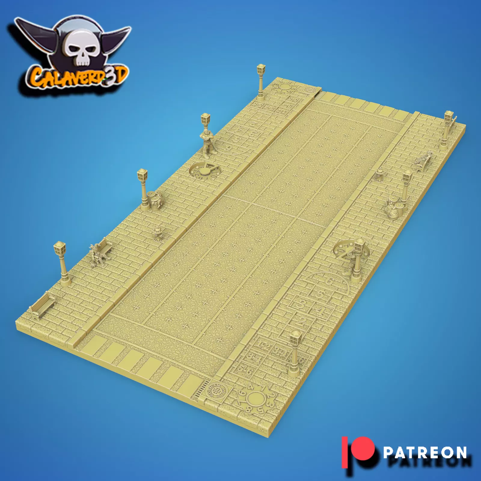 Street bowl BB7 field 15mm 3D print model_0