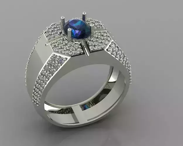  jewelry ring for men 3D print model