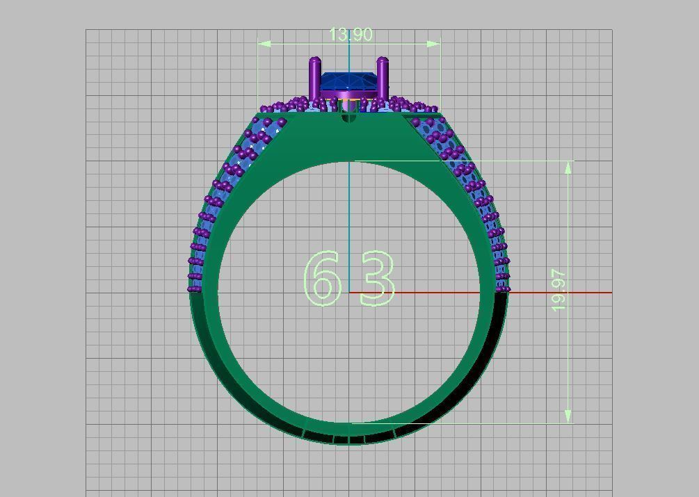  jewelry ring for men 3D print model_9