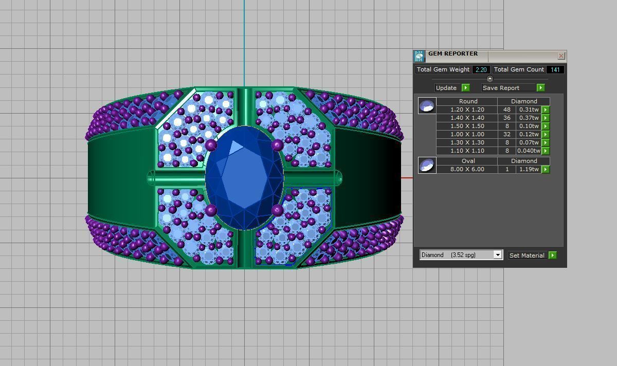  jewelry ring for men 3D print model_12