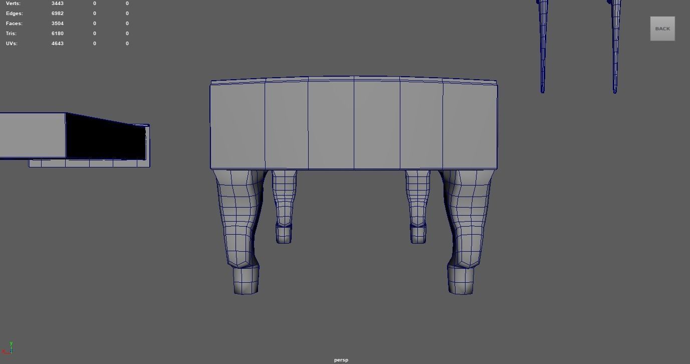 Hounds and Jackals - Gameready Egyptian Boardgame model Low-poly 3D model_12