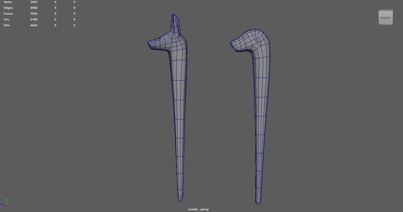 Hounds and Jackals - Gameready Egyptian Boardgame model Low-poly 3D model_15