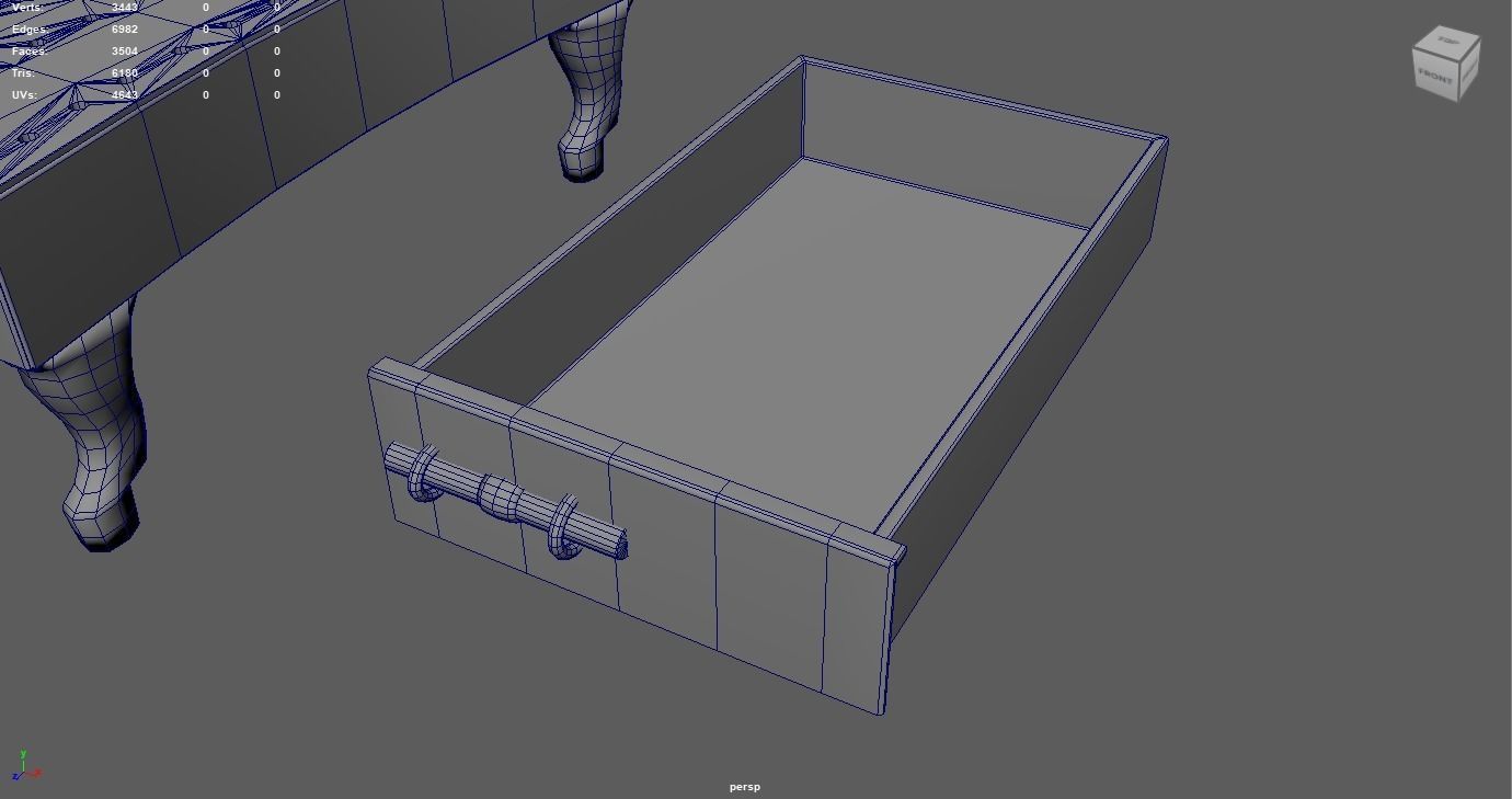 Hounds and Jackals - Gameready Egyptian Boardgame model Low-poly 3D model_14