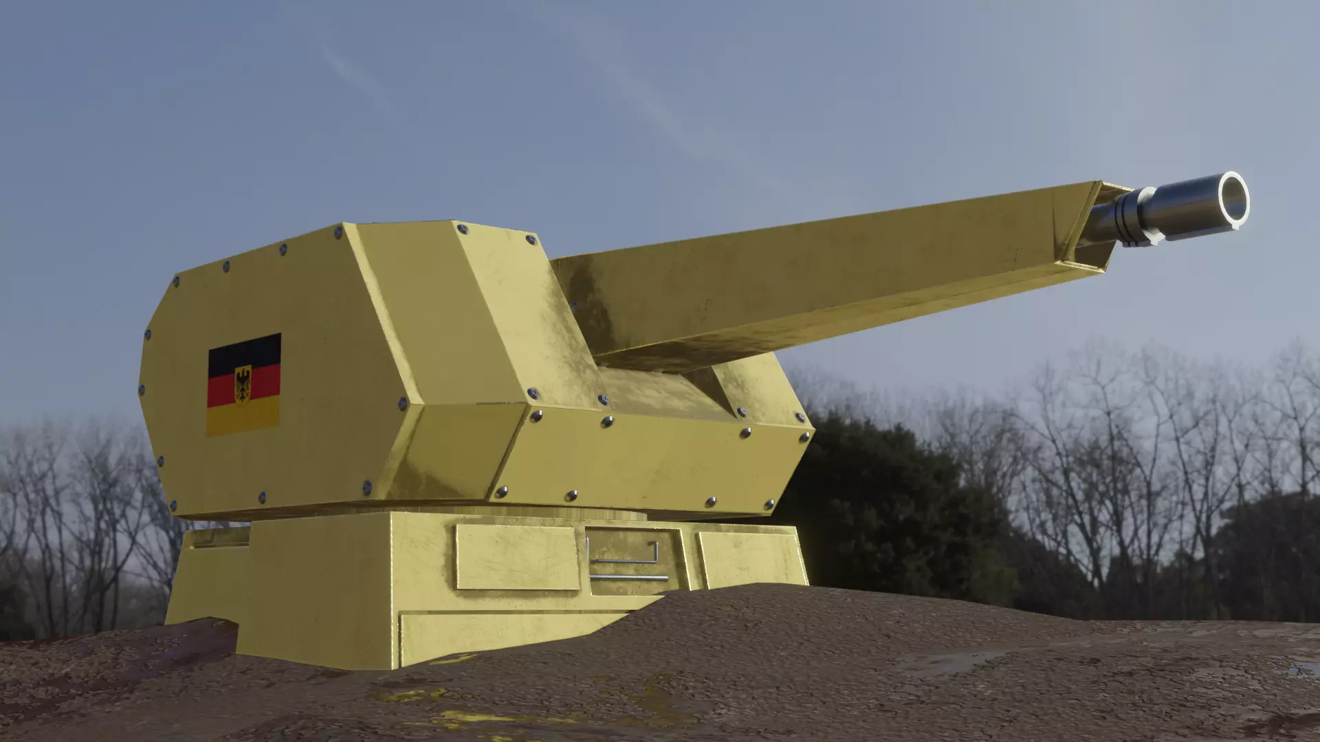 Mantis Anti-Air Free 3D model