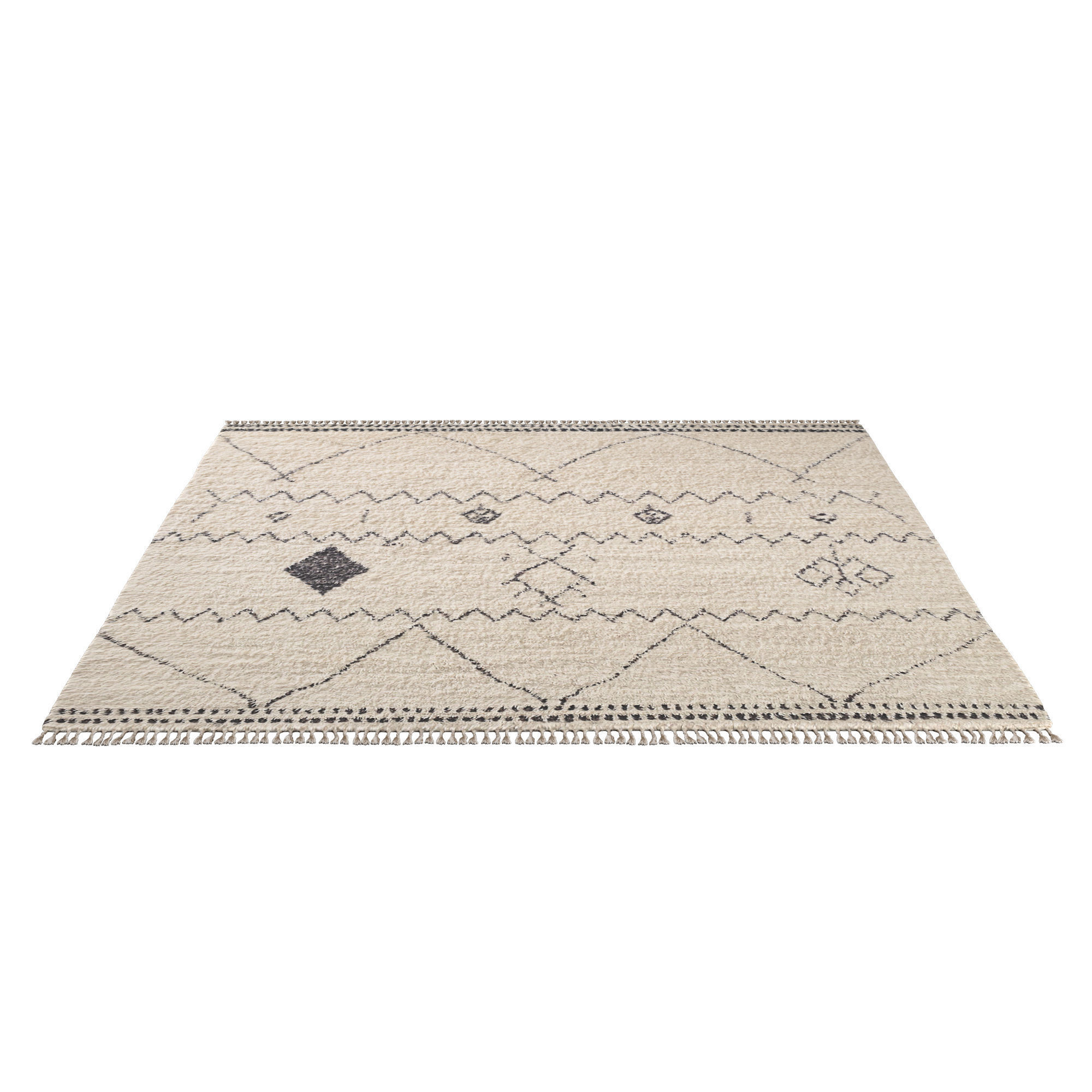 HANAA WOOL RUG 3D model_2