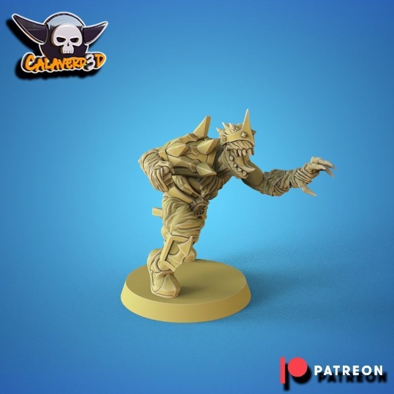 Damned of the 9th circle Team 3D print model_5