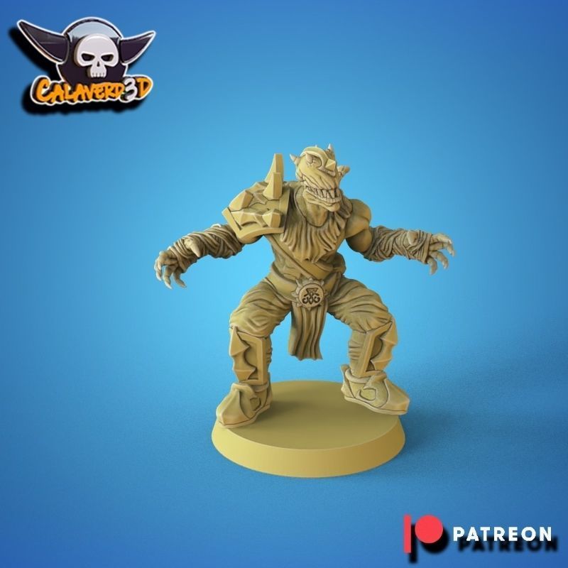 Damned of the 9th circle Team 3D print model_11