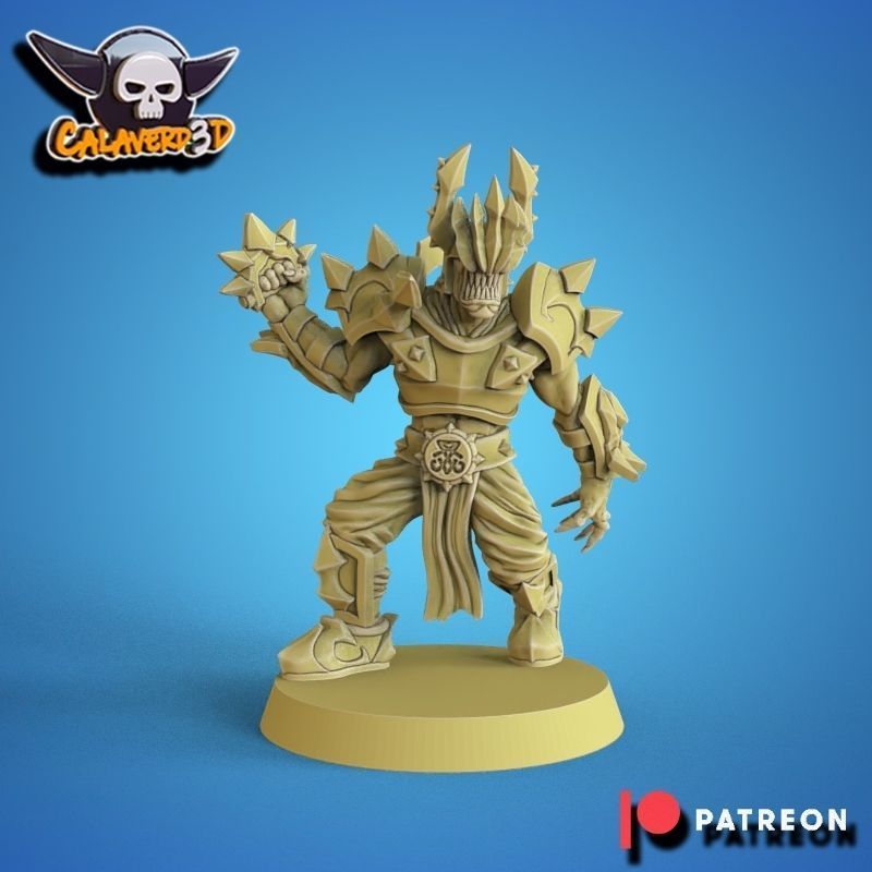 Damned of the 9th circle Team 3D print model_1