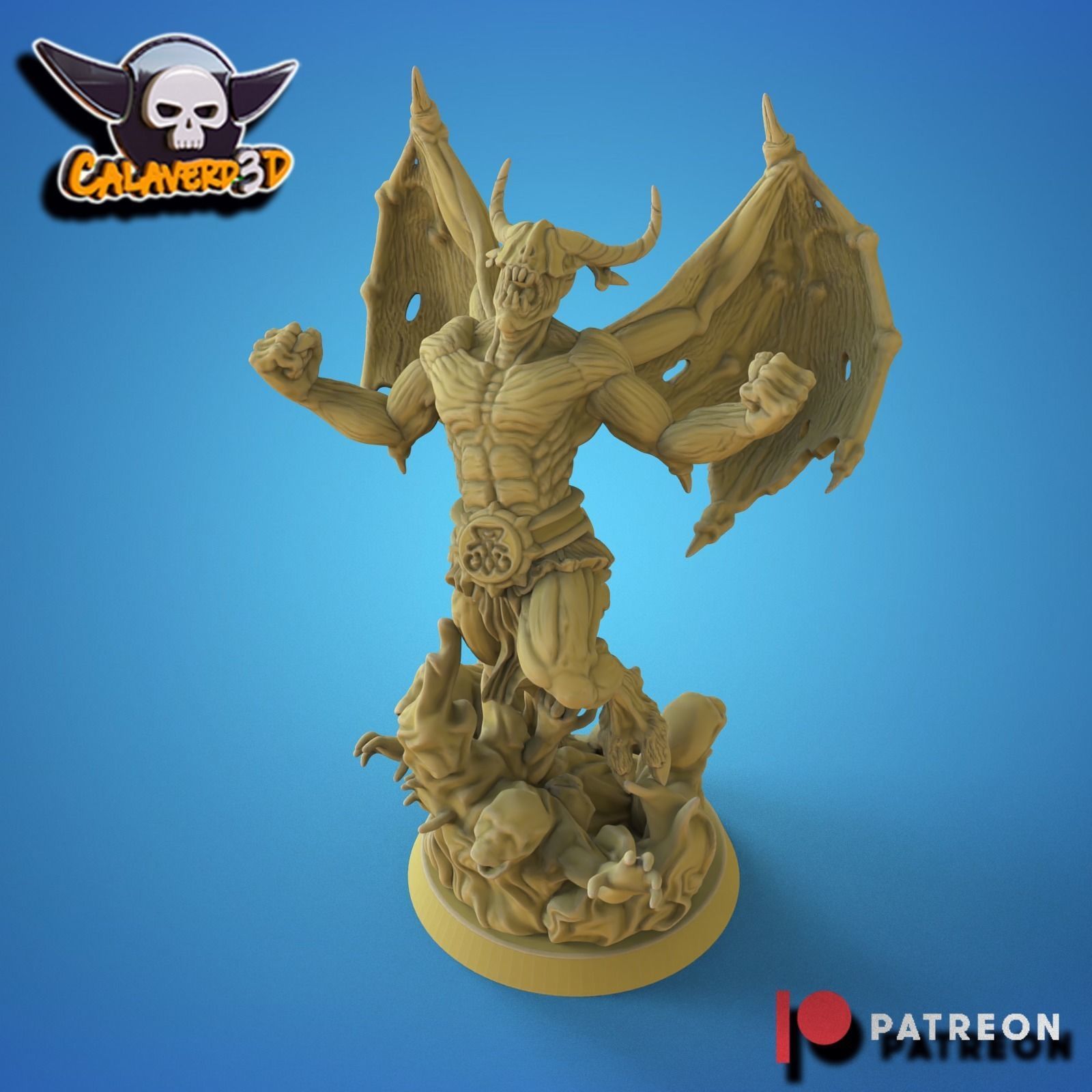 Damned of the 9th circle Team 3D print model_17