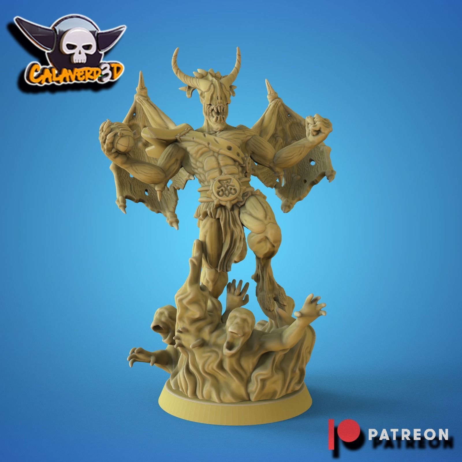 Damned of the 9th circle Team 3D print model_16