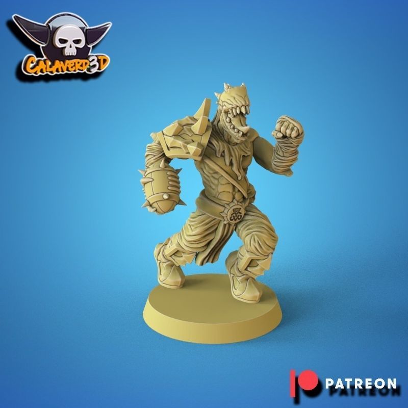 Damned of the 9th circle Team 3D print model_7