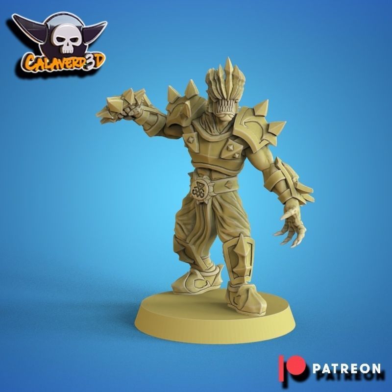 Damned of the 9th circle Team 3D print model_3