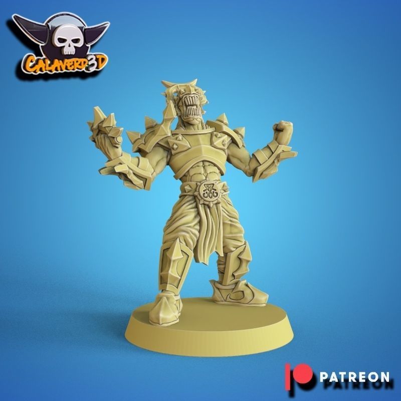 Damned of the 9th circle Team 3D print model_2