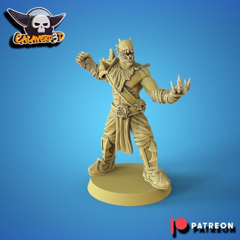 Damned of the 9th circle Team 3D print model_9