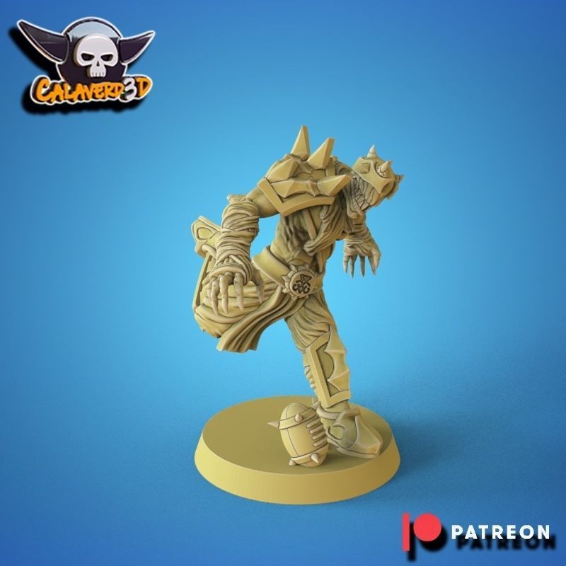 Damned of the 9th circle Team 3D print model_10