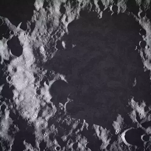 Cabeus crater 3D model