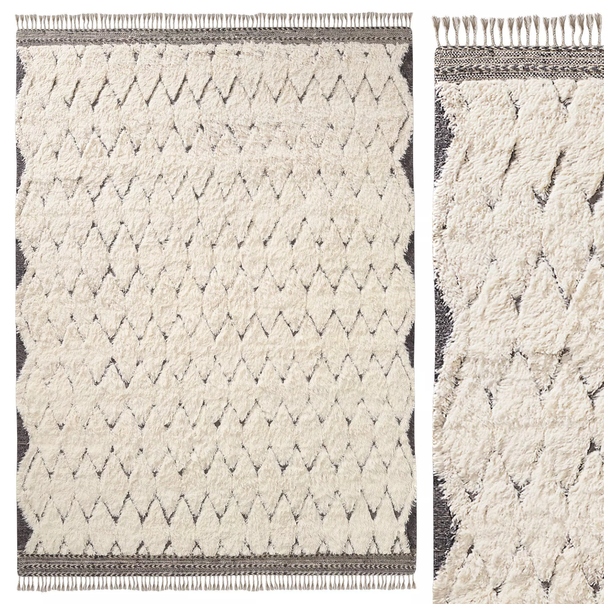 ZAFAR WOOL RUG 3D model_0