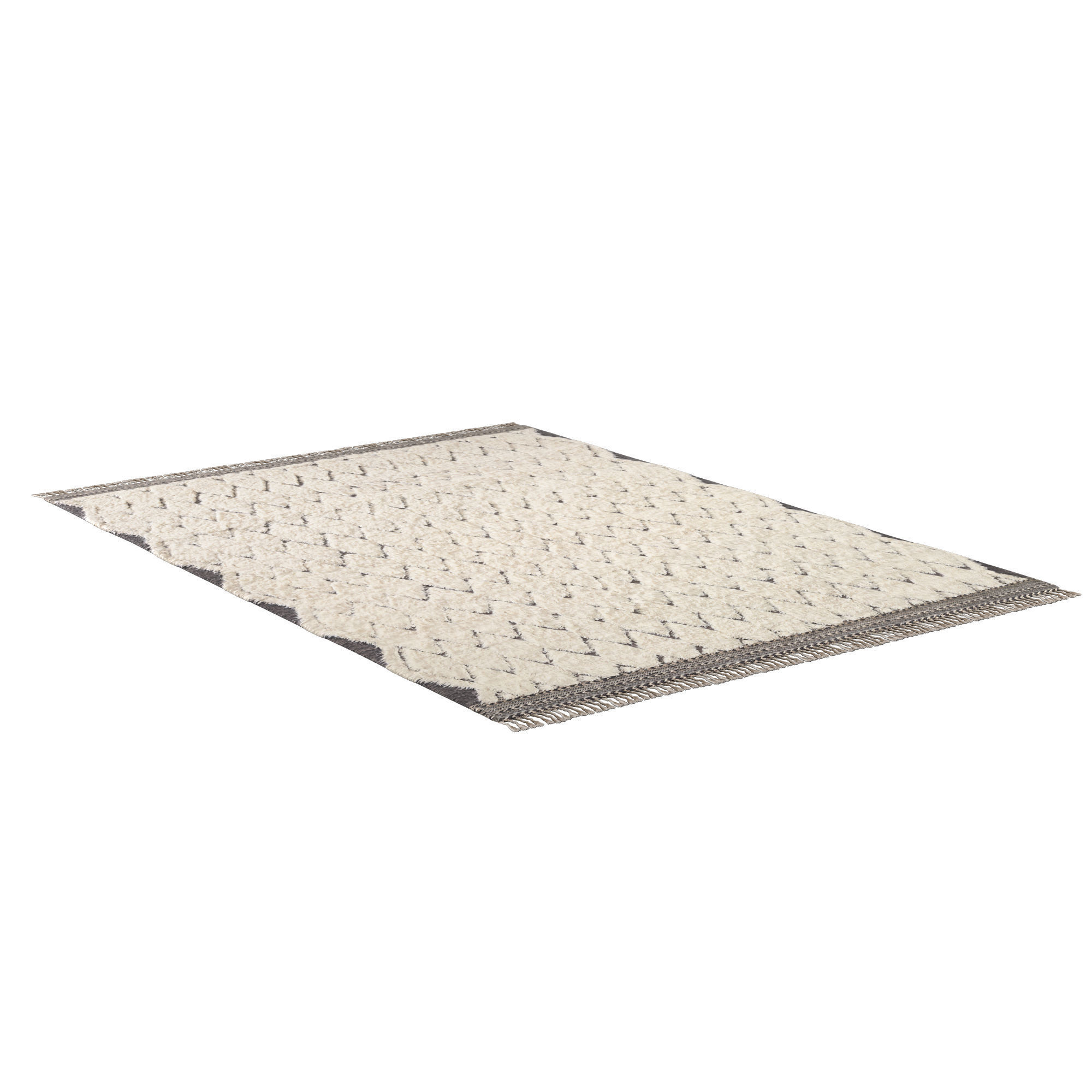 ZAFAR WOOL RUG 3D model_2