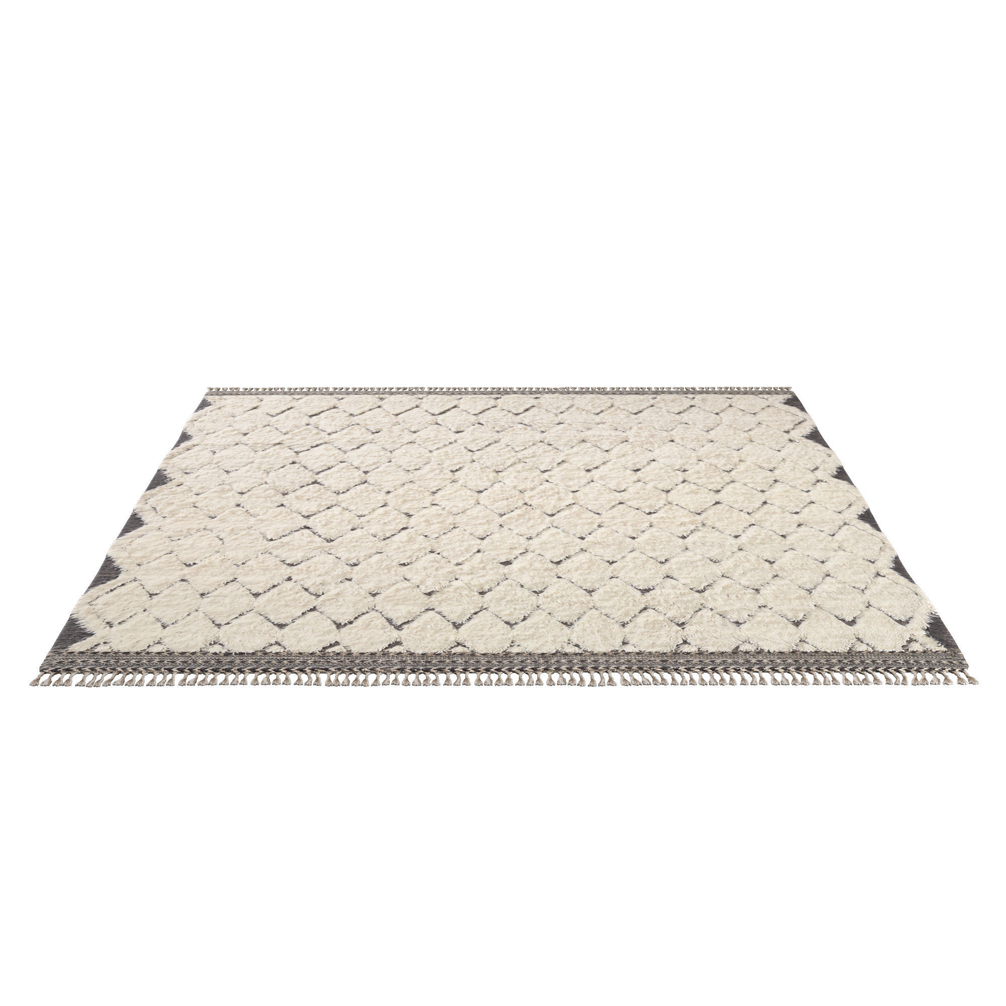 ZAFAR WOOL RUG 3D model_3