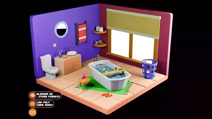 Bathroom Diorama 001