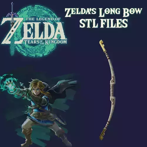 Long Bow from Zelda Tears of the Kingdom 3D print model Long Bow from Zelda Tears of the Kingdom 3D print model