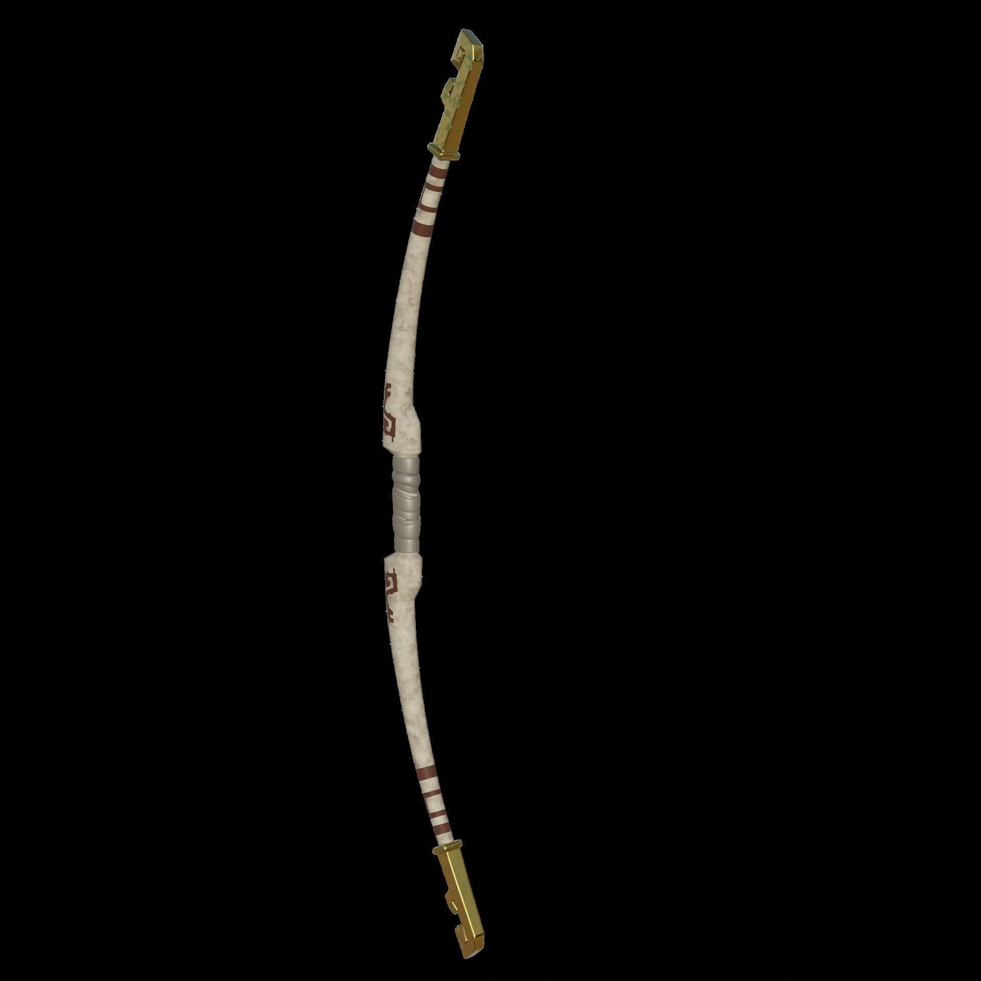 Long Bow from Zelda Tears of the Kingdom 3D print model_5