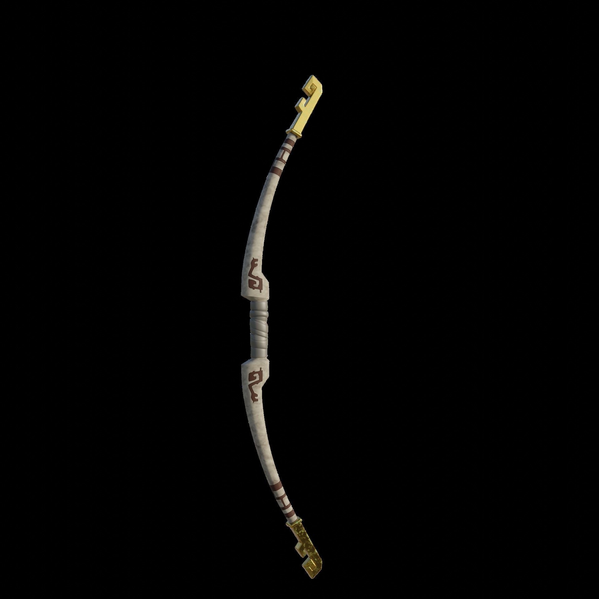 Long Bow from Zelda Tears of the Kingdom 3D print model_3