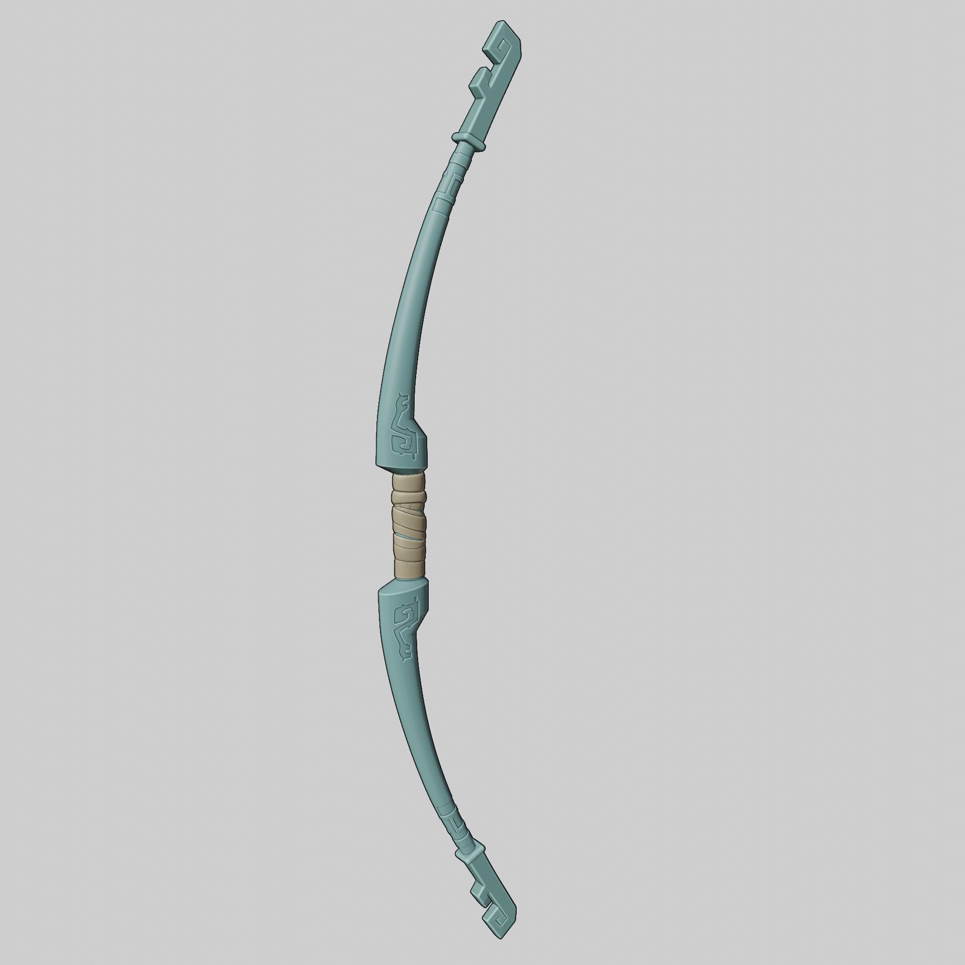 Long Bow from Zelda Tears of the Kingdom 3D print model_7
