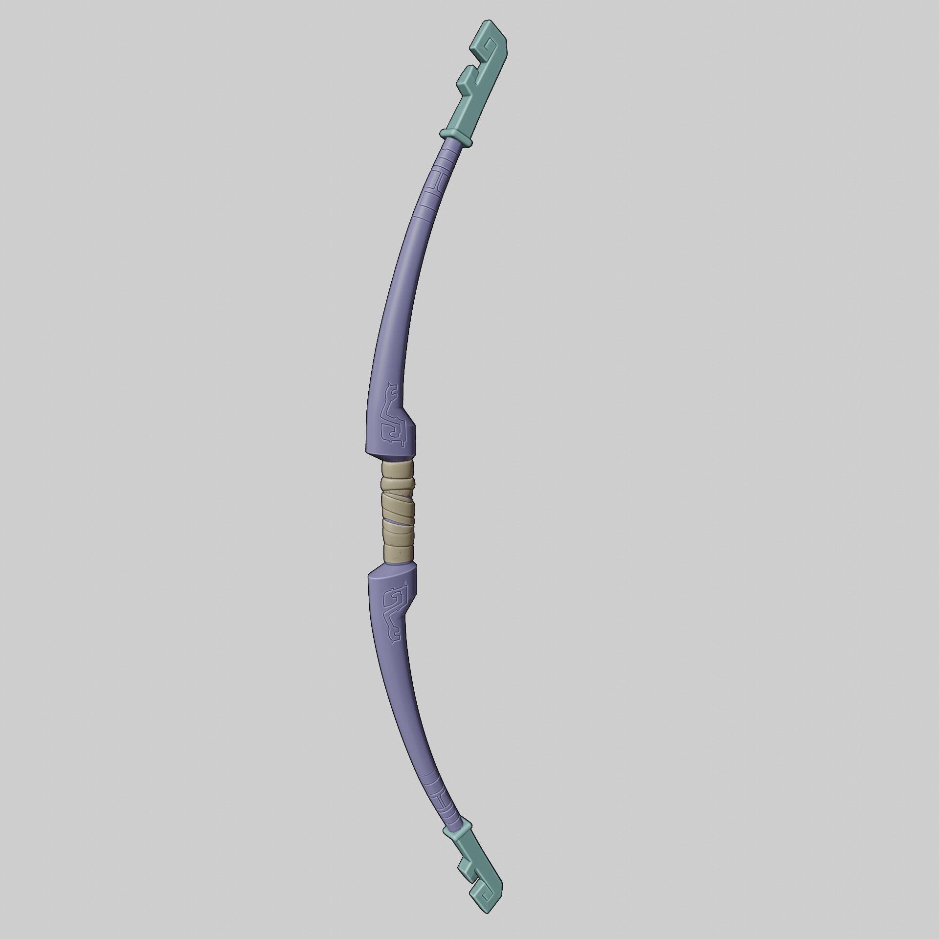 Long Bow from Zelda Tears of the Kingdom 3D print model_9