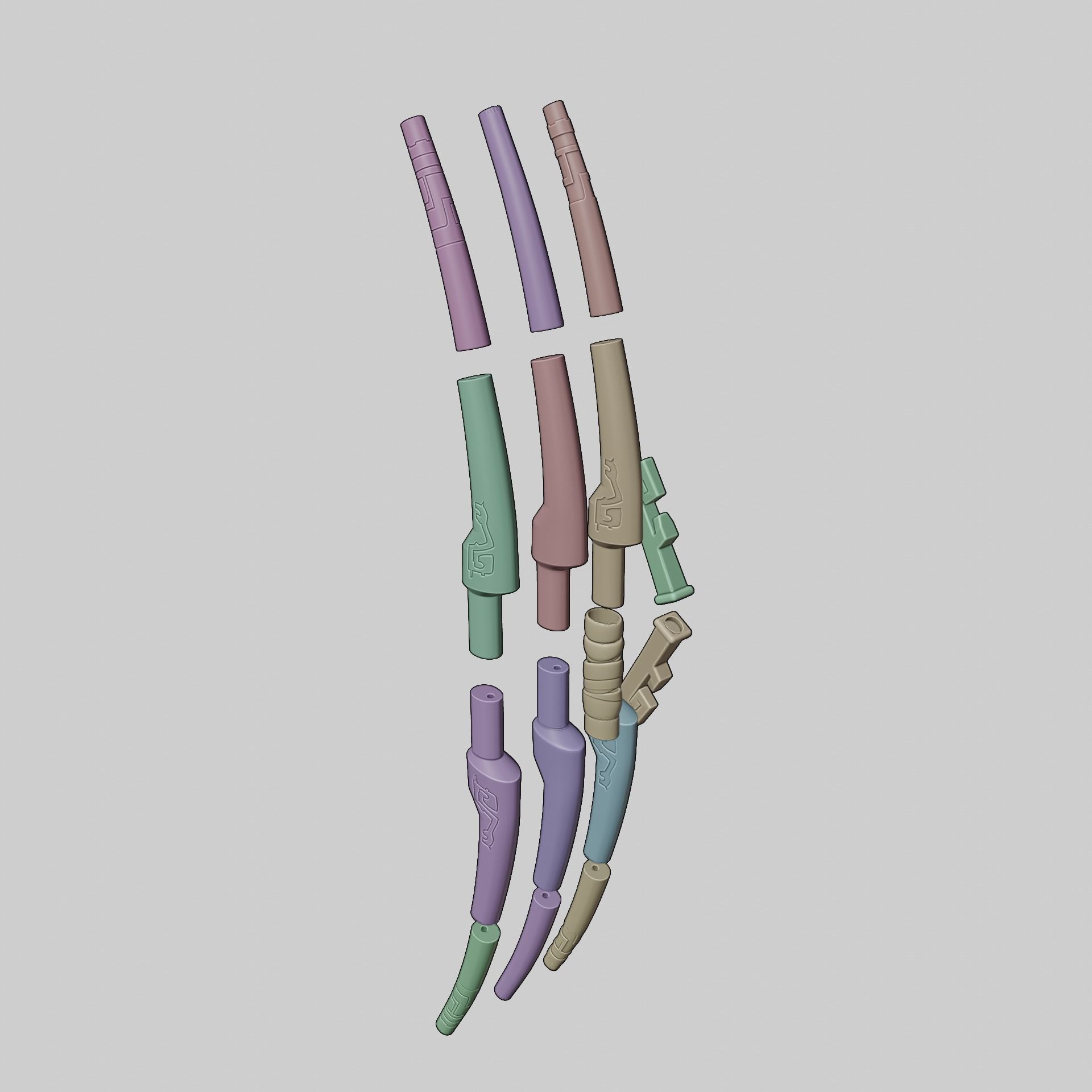 Long Bow from Zelda Tears of the Kingdom 3D print model_10