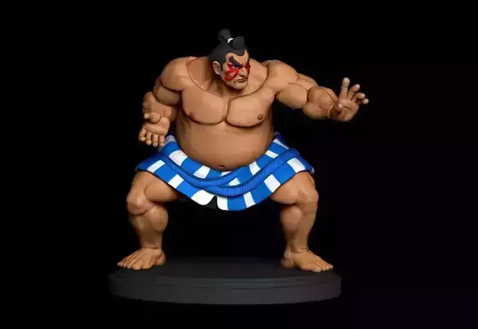 E-Honda Street Fighters  3D print model