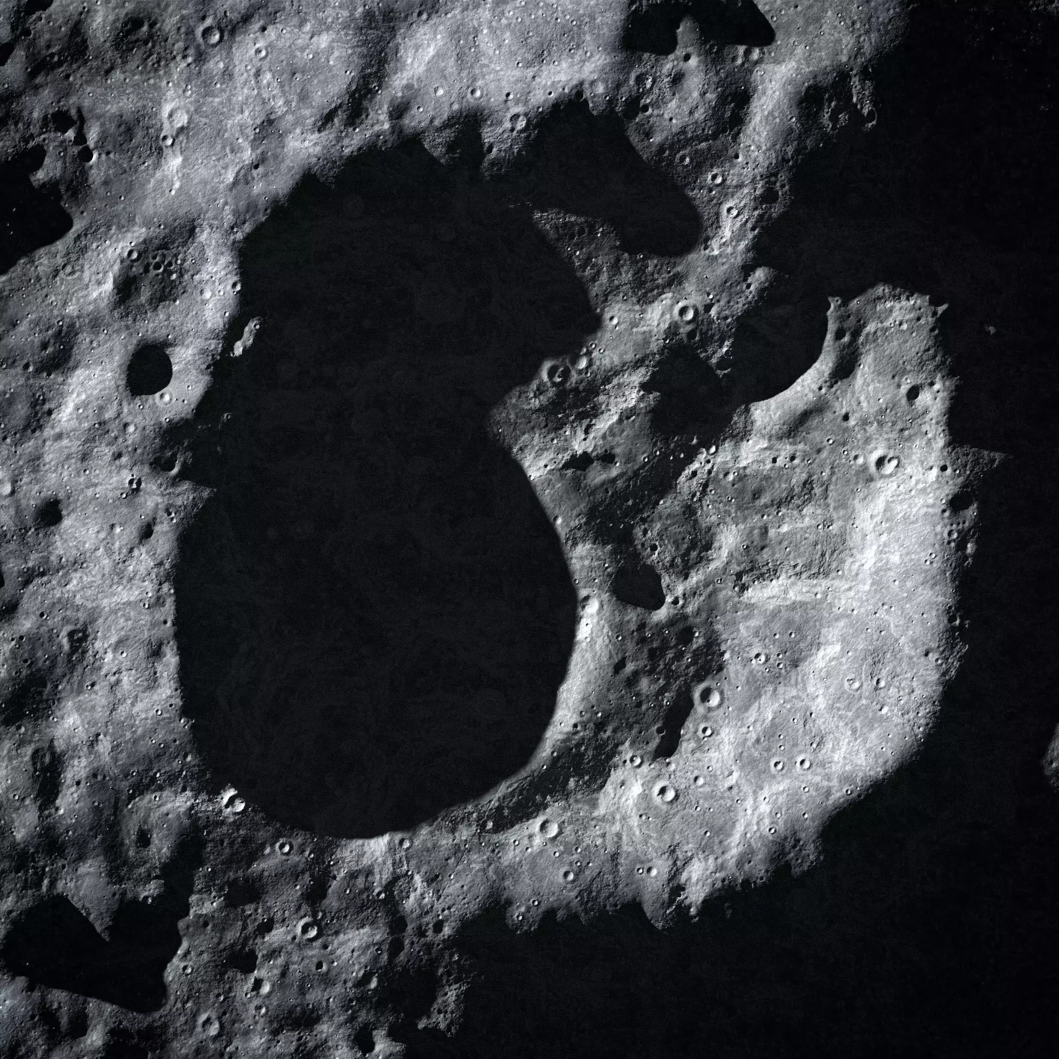 de Gerlache crater  3D model_0