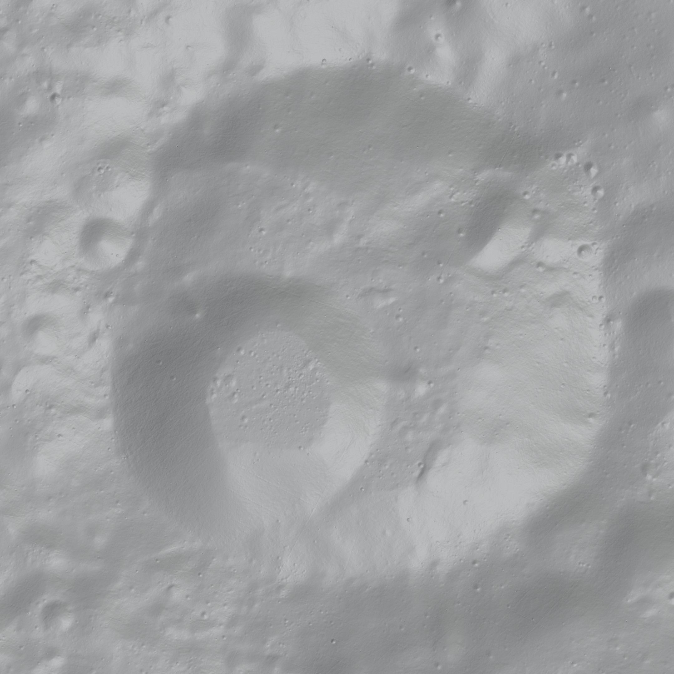 de Gerlache crater  3D model_1