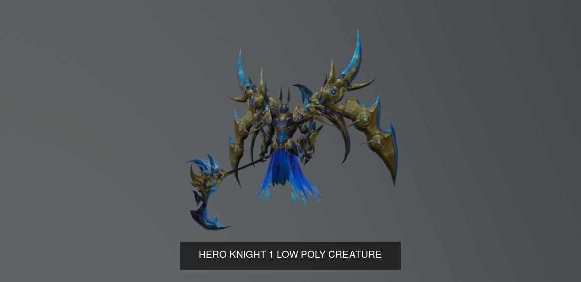 FULL OF PACK 69 MODEL MONSTER FANTASY LOW POLY AND HIGH POLY  3D Model Collection_55