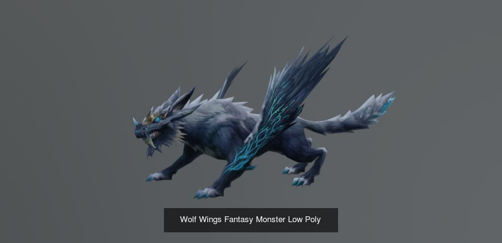 FULL OF PACK 69 MODEL MONSTER FANTASY LOW POLY AND HIGH POLY  3D Model Collection_72