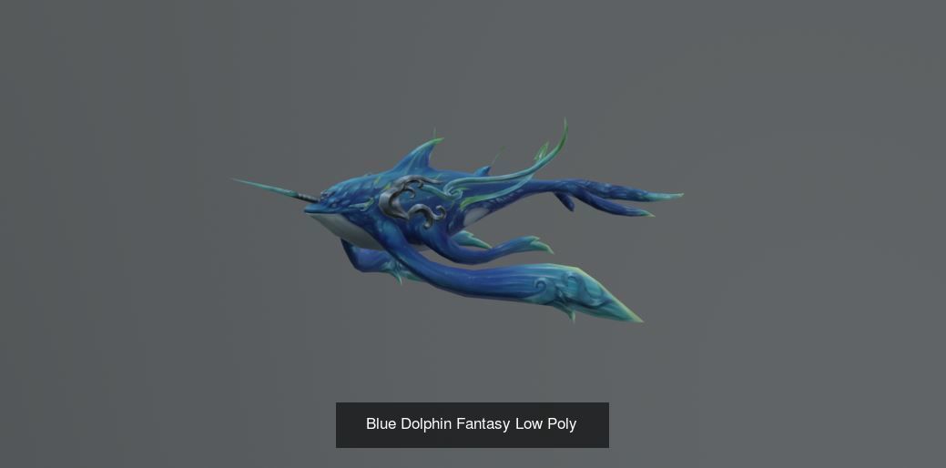 FULL OF PACK 69 MODEL MONSTER FANTASY LOW POLY AND HIGH POLY  3D Model Collection_65