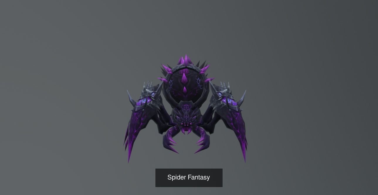 FULL OF PACK 69 MODEL MONSTER FANTASY LOW POLY AND HIGH POLY  3D Model Collection_28