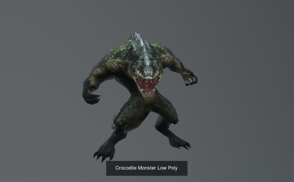FULL OF PACK 69 MODEL MONSTER FANTASY LOW POLY AND HIGH POLY  3D Model Collection_45