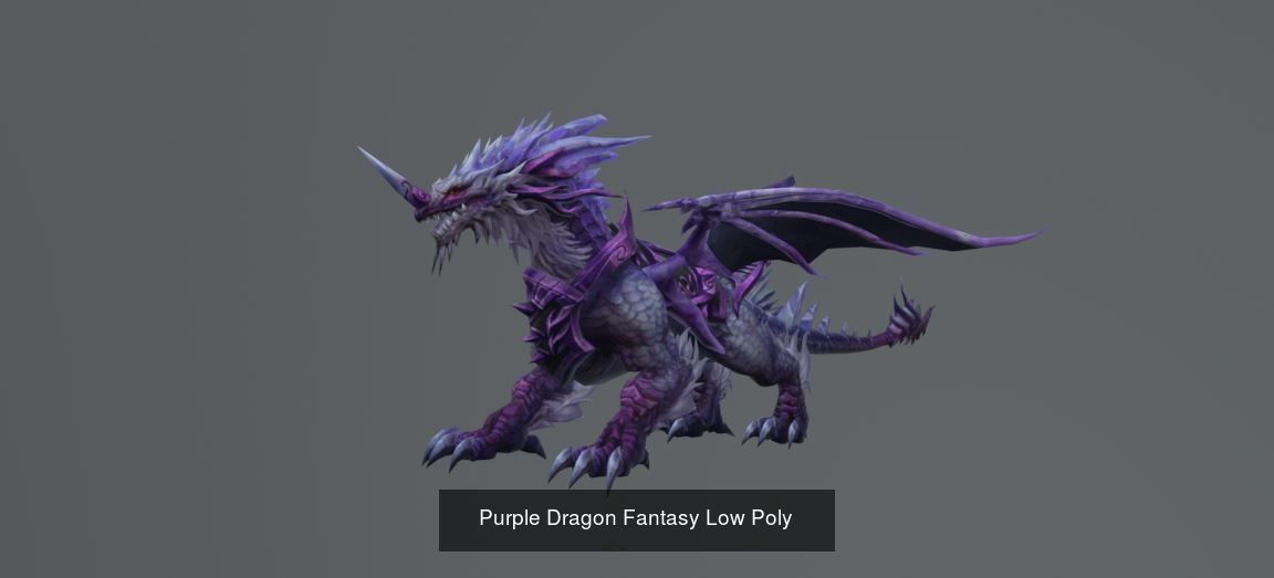 FULL OF PACK 69 MODEL MONSTER FANTASY LOW POLY AND HIGH POLY  3D Model Collection_84