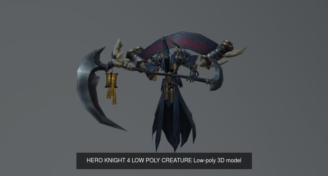 FULL OF PACK 69 MODEL MONSTER FANTASY LOW POLY AND HIGH POLY  3D Model Collection_58