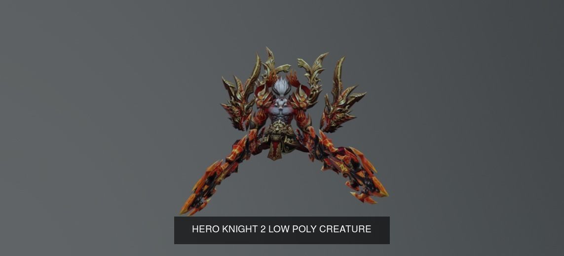 FULL OF PACK 69 MODEL MONSTER FANTASY LOW POLY AND HIGH POLY  3D Model Collection_56