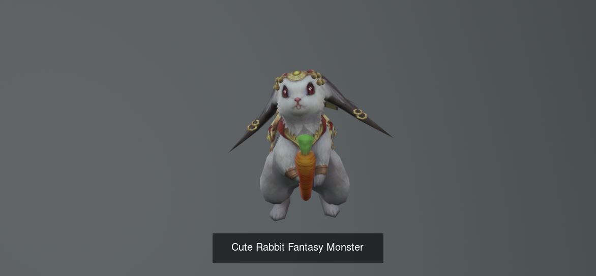 FULL OF PACK 69 MODEL MONSTER FANTASY LOW POLY AND HIGH POLY  3D Model Collection_77