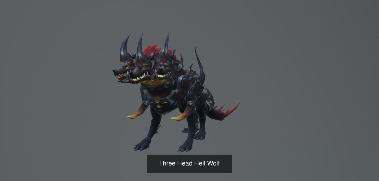 FULL OF PACK 69 MODEL MONSTER FANTASY LOW POLY AND HIGH POLY  3D Model Collection_33