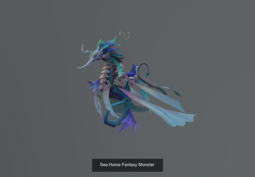 FULL OF PACK 69 MODEL MONSTER FANTASY LOW POLY AND HIGH POLY  3D Model Collection_79