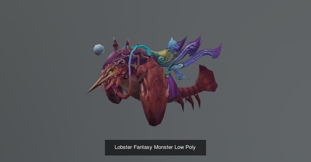 FULL OF PACK 69 MODEL MONSTER FANTASY LOW POLY AND HIGH POLY  3D Model Collection_74