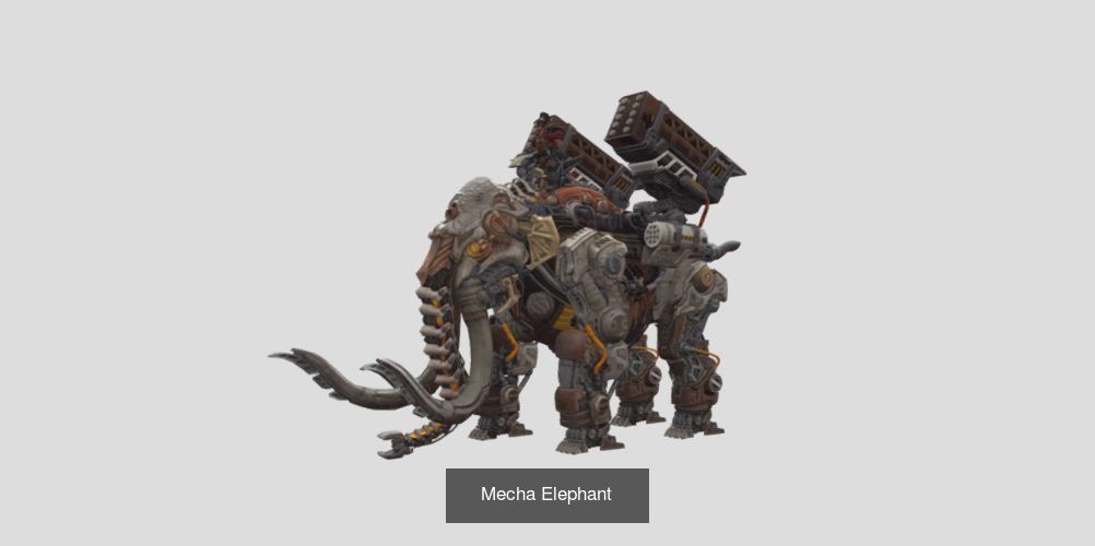 FULL OF PACK 69 MODEL MONSTER FANTASY LOW POLY AND HIGH POLY  3D Model Collection_93