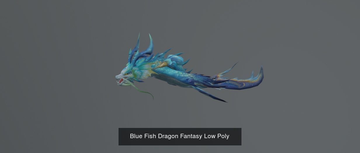 FULL OF PACK 69 MODEL MONSTER FANTASY LOW POLY AND HIGH POLY  3D Model Collection_51